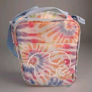 Fit & Fresh Ivory Ella Ryane Insulated Tie Dye Lunch Box  Elephant Lunchbag